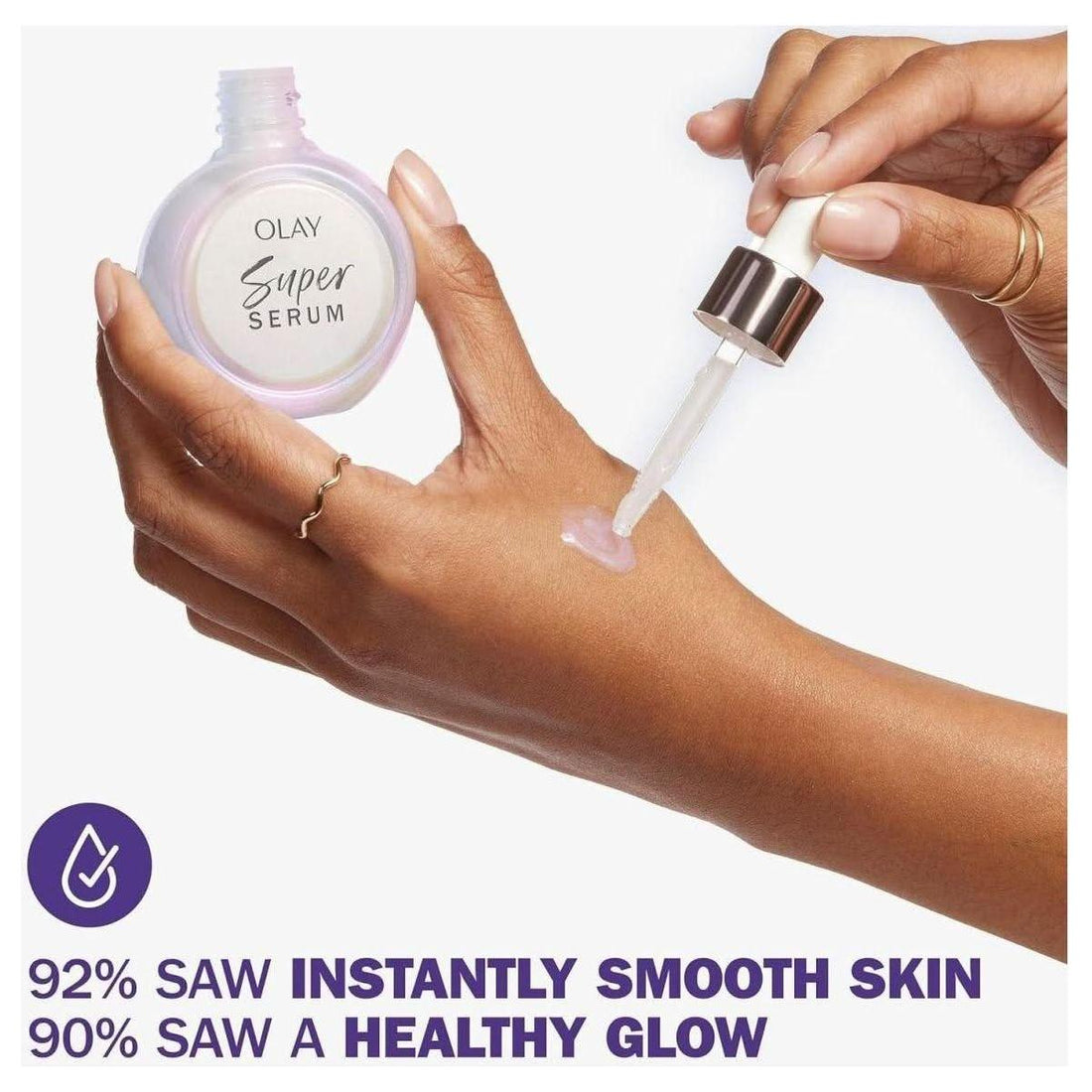 Olay Super Serum 30ml | Hydrating Serum with Niacinamide, Vitamin C, Collagen Peptide & AHA