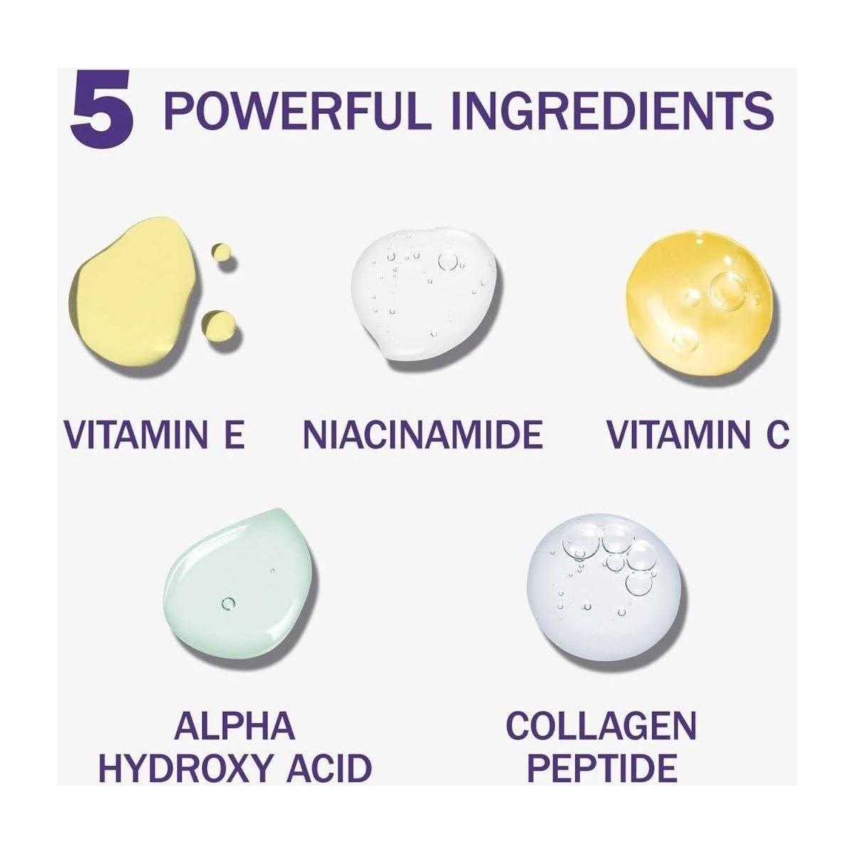 Olay Super Serum 30ml | Hydrating Serum with Niacinamide, Vitamin C, Collagen Peptide & AHA