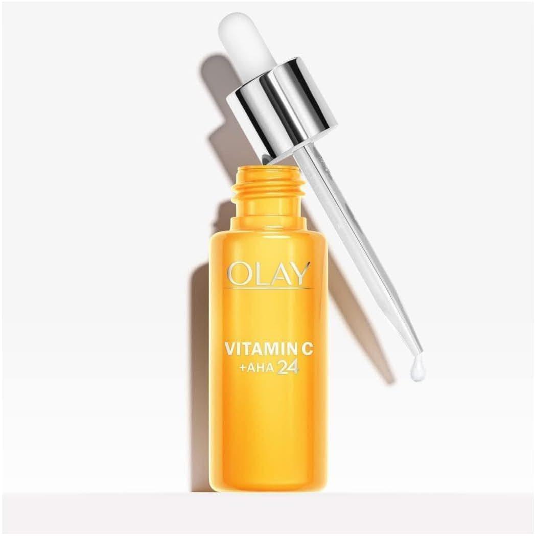 Olay Vitamin C + AHA24 Day Gel Serum 40ml | Brightening Serum with Niacinamide, AHA & Vitamin C