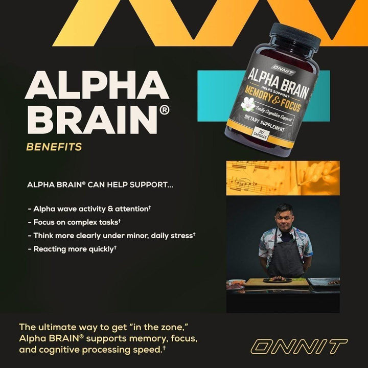 Onnit Alpha Brain: Your Daily Edge in Clarity, Focus & Flow!