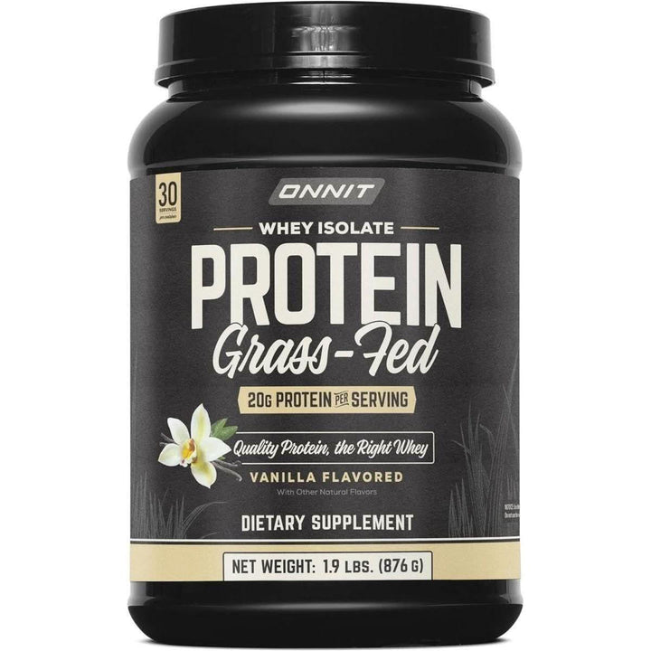 Onnit Grass-Fed Whey Isolate Protein: Pure Fuel for Power & Recovery!
