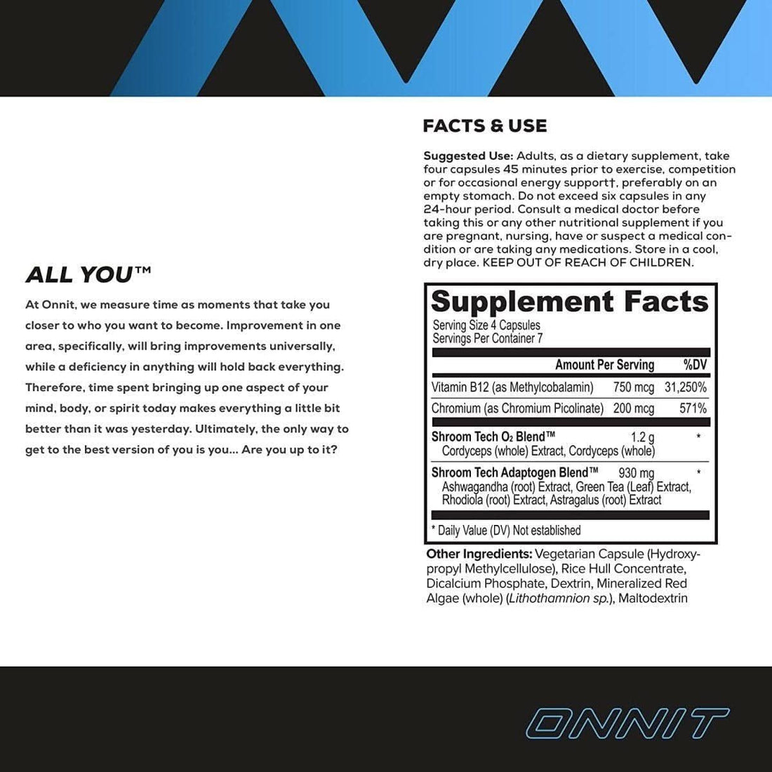 Onnit Shroom Tech SPORT: Natural Energy, Elite Endurance Zero Jitters! - Sherue