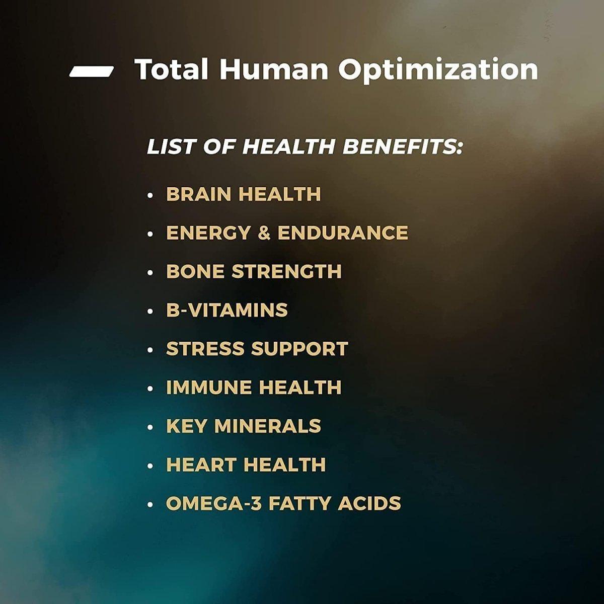 Onnit Total Human Day & Night Vitamin Packs Complete 24/7 Nutrition Made Simple