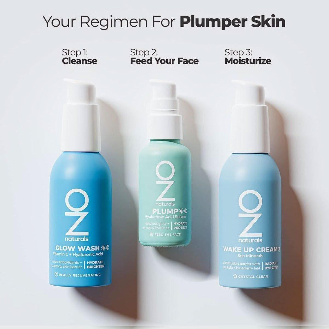 OZNATURALS Wake Up Cream Lightweight Daily Moisturizer 50ml | Brightening, Hydrating &amp; Protective Skincare