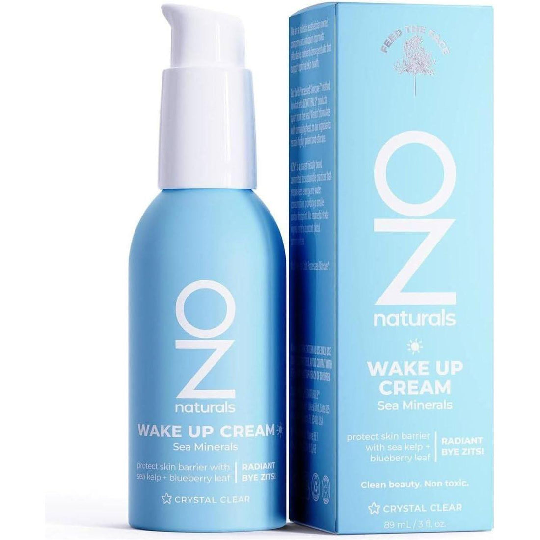 OZNATURALS Wake Up Cream Lightweight Daily Moisturizer 50ml | Brightening, Hydrating &amp; Protective Skincare