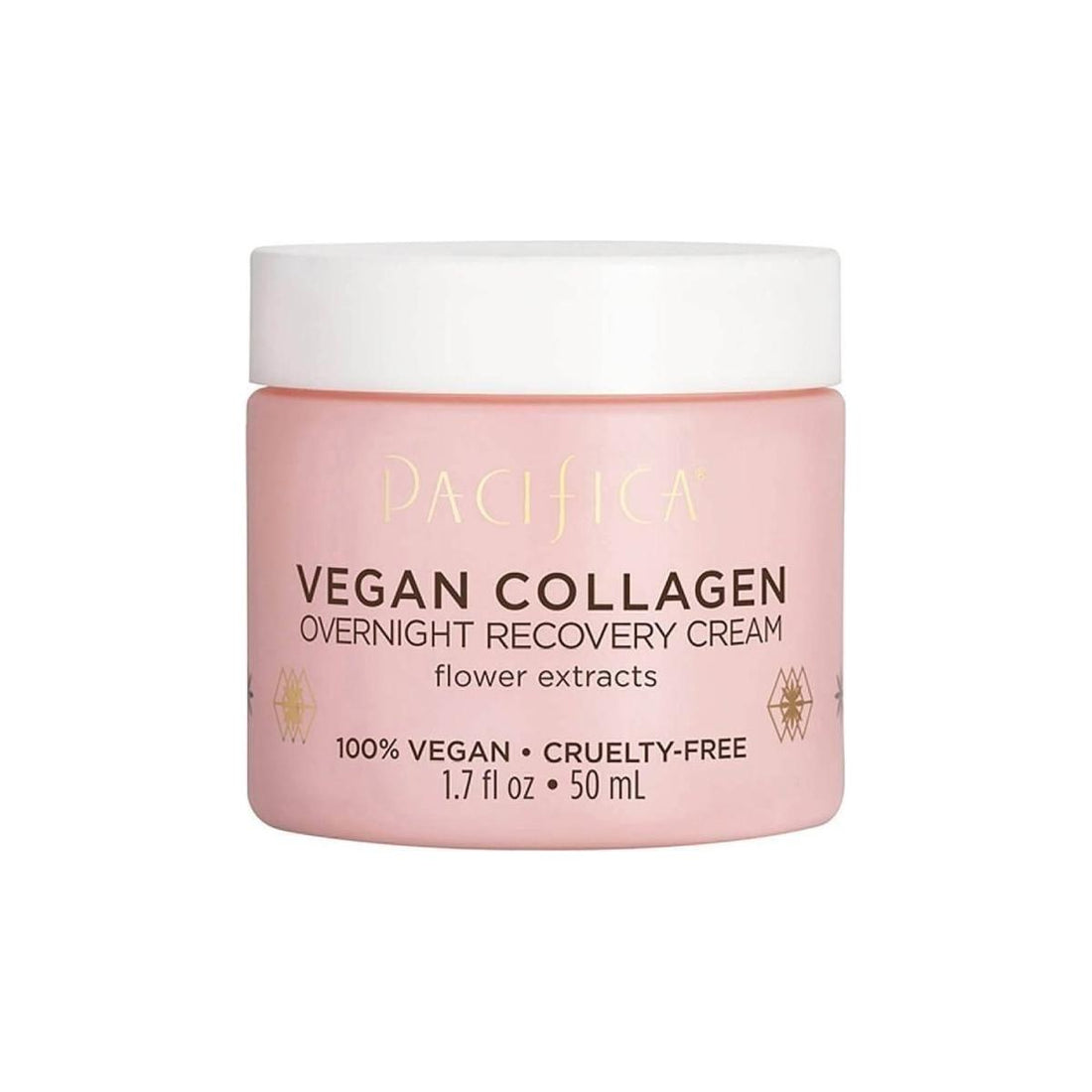 Pacifica Vegan Collagen Overnight Recovery Cream 50ml | Rejuvenate & Hydrate While You Sleep