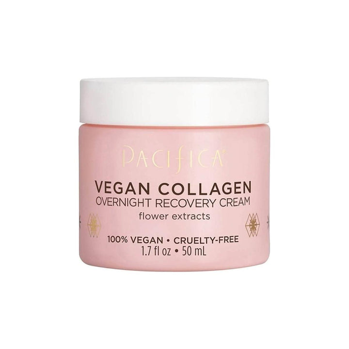 Pacifica Vegan Collagen Overnight Recovery Cream 50ml | Rejuvenate & Hydrate While You Sleep