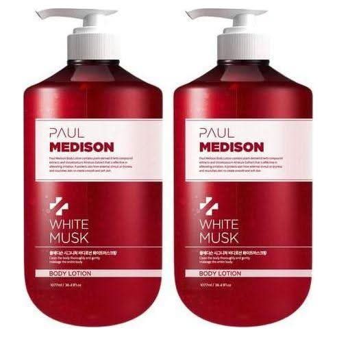 PAUL MEDISON Signature White Musk Body Lotion Duo – Deep Nourishment That Perfumes PAUL MEDISON