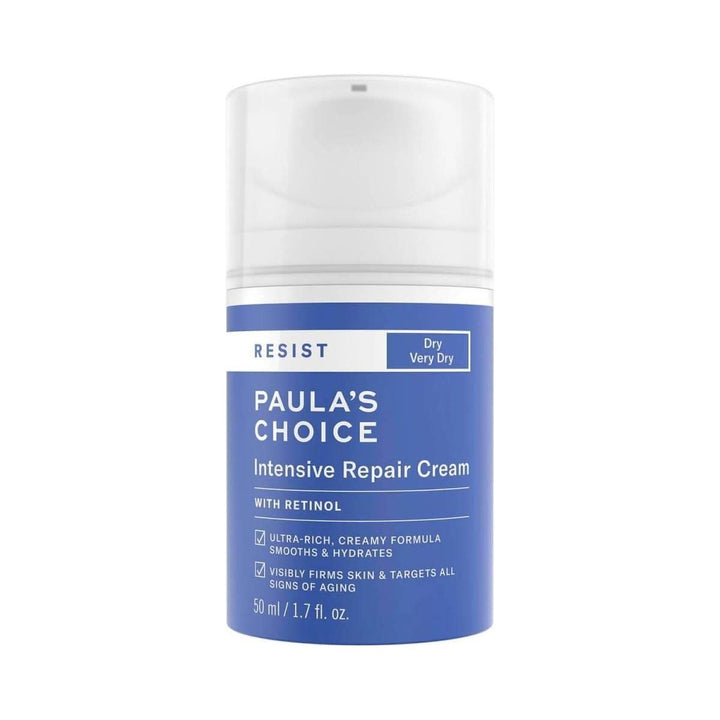 Paula's Choice Resist Intensive Repair Cream 50ml | Deep Hydration & Anti-Aging Night Cream with Retinol & Peptides