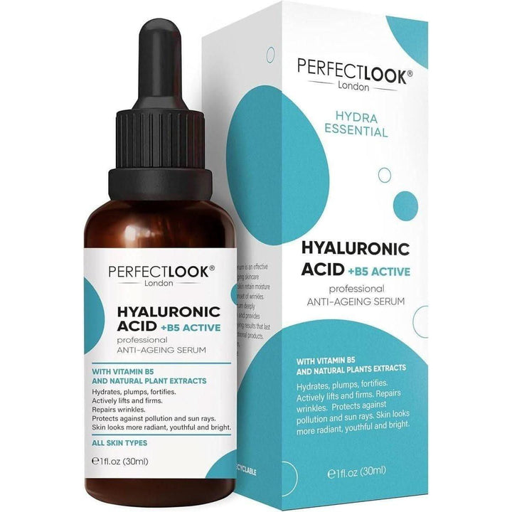 Perfect Look London Advanced Hyaluronic Acid Serum 30ml | Deep Hydration & Skin Rejuvenation