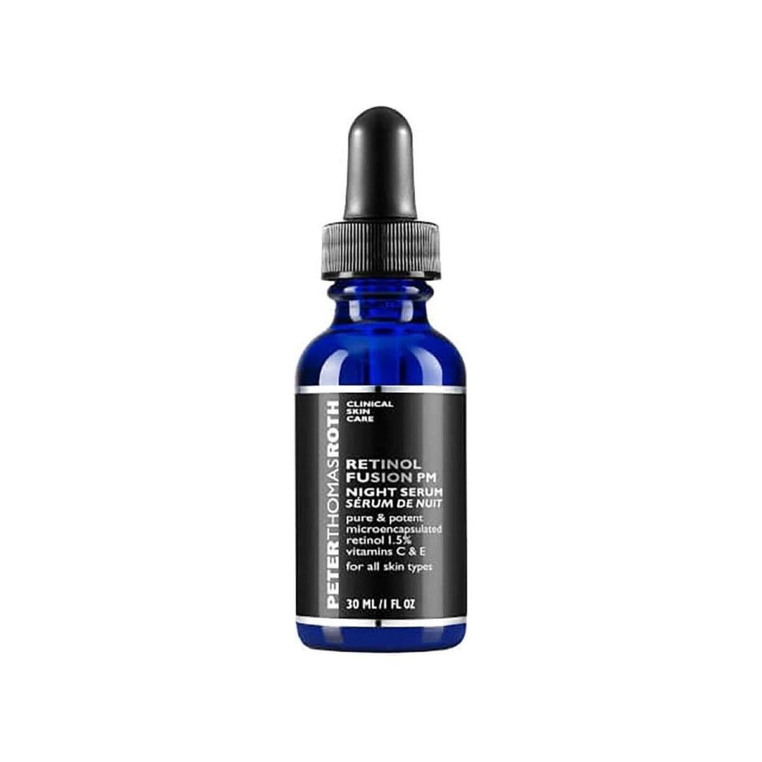Peter Thomas Roth Retinol Fusion PM 30ml | Overnight Retinol Serum for Smoother, Younger-Looking Skin