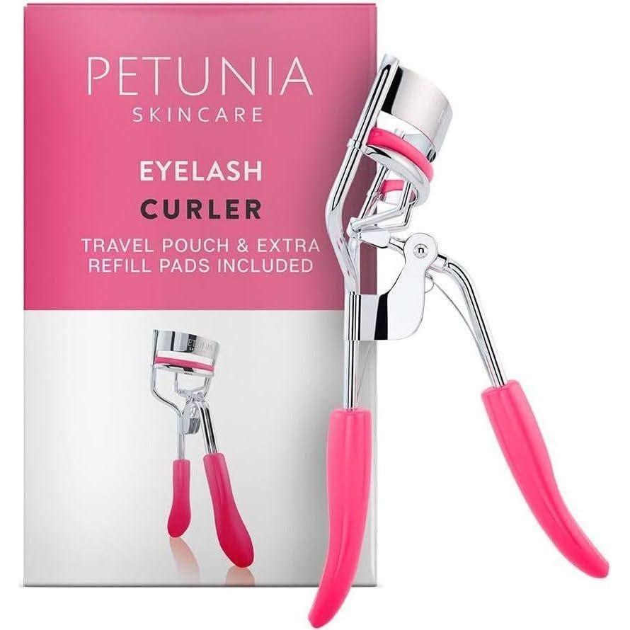 Petunia Eyelash Curler With Silicone Refill Pads | Professional Lash Curling Tool