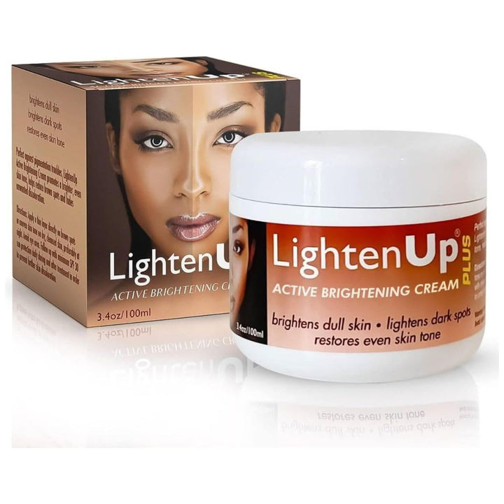 LightenUp Plus Active Skin Brightening Cream - 100ml | Fades Dark Spots & Evens Skin Tone
