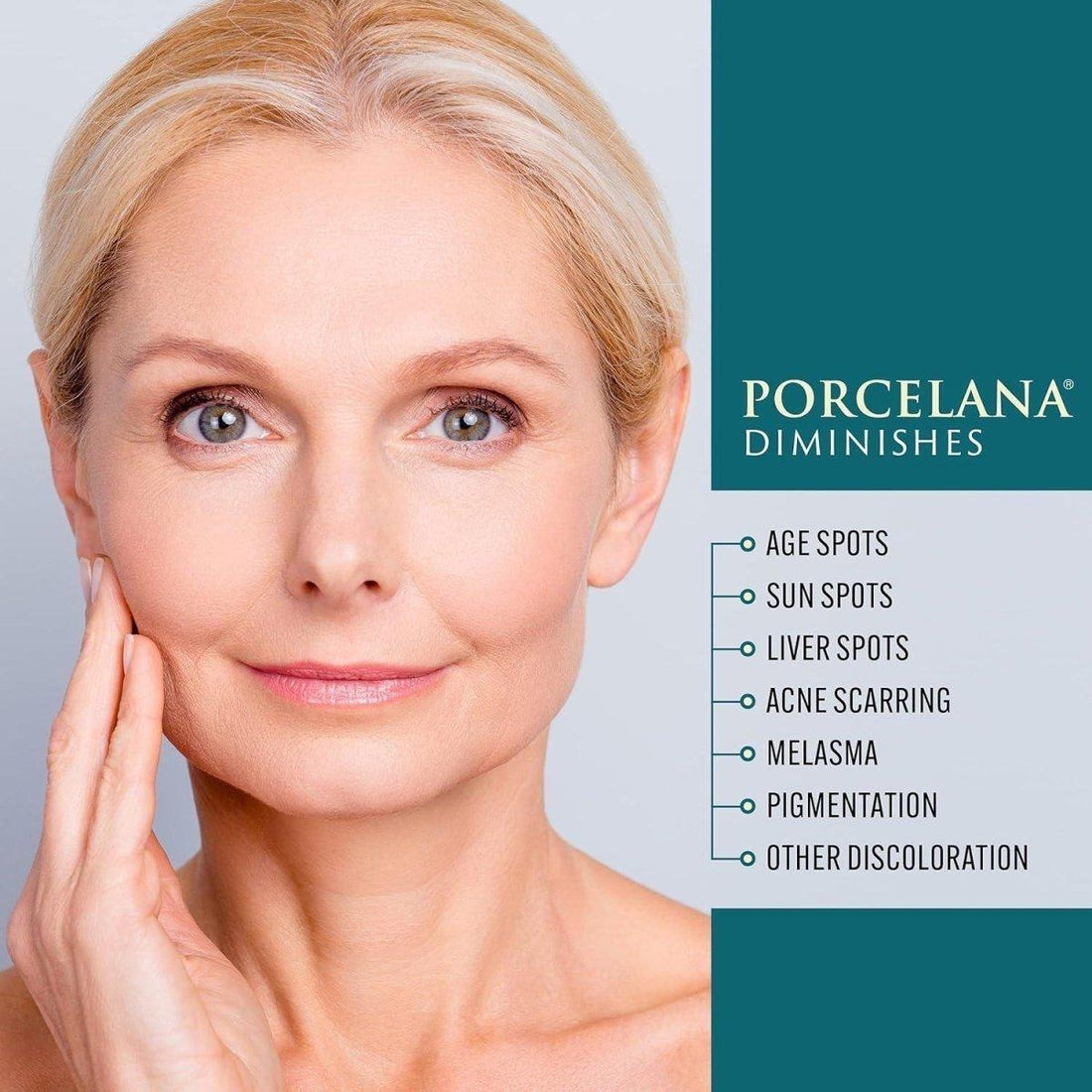 Porcelana Skin Brightening Daytime Hydration Cream | Fades Dark Spots & Hyperpigmentation Porcelana