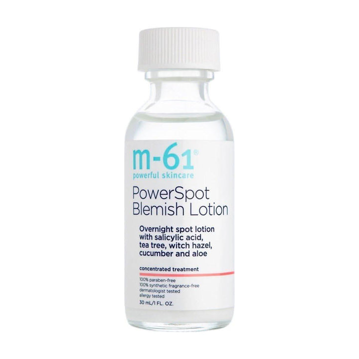 M-61 PowerSpot Blemish Lotion 30ml | Overnight Spot Treatment with Salicylic Acid, Tea Tree &amp; Camphor