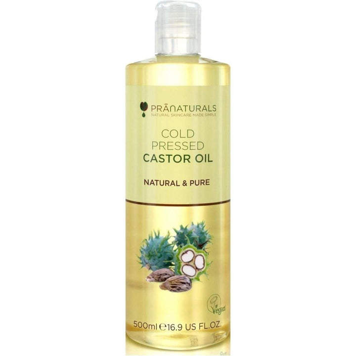 PraNaturals Cold Pressed Castor Oil: Your All-Natural Beauty Multi-Tasker