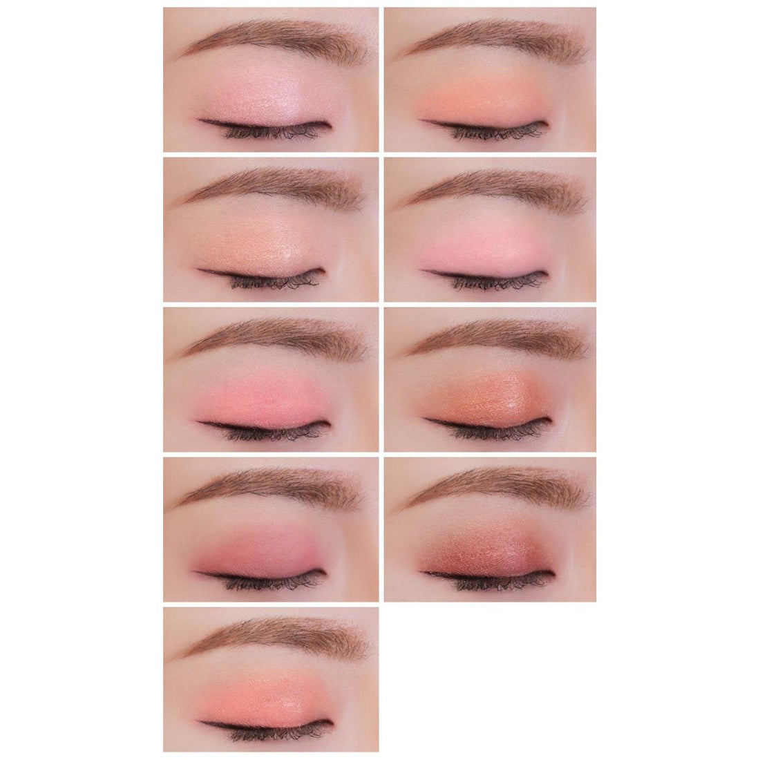 3CE Multi Eye Color Palette Beach Muse 8.1g | 9-Color Soft Pink & Coral Eyeshadow Palette
