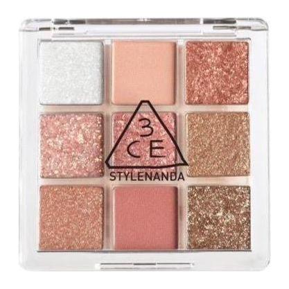 3CE Multi Eye Color Palette Delightful 8.1g | 9-Color Coral &amp; Peach Eyeshadow Palette