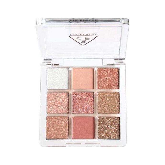 3CE Multi Eye Color Palette Delightful 8.1g | 9-Color Coral &amp; Peach Eyeshadow Palette