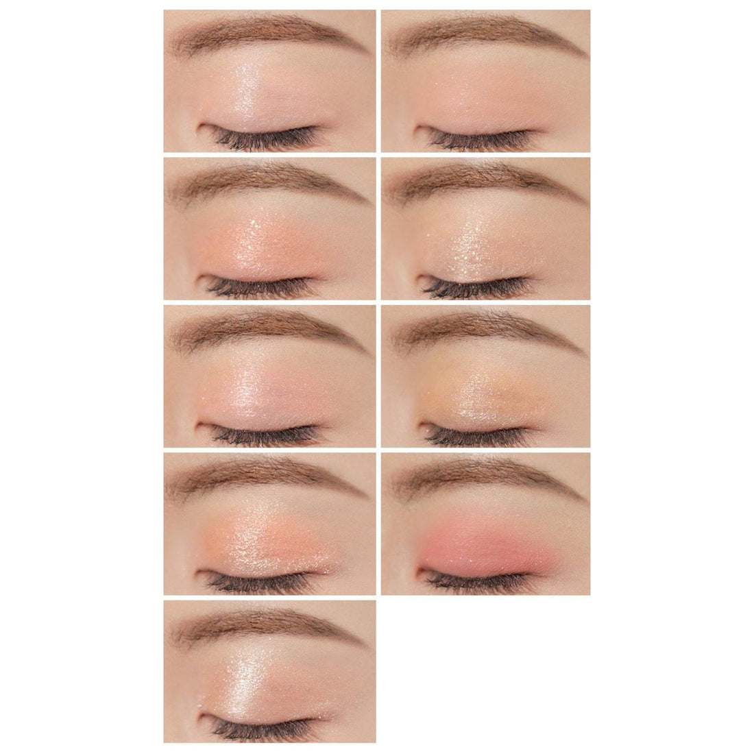 3CE Multi Eye Color Palette Delightful 8.1g | 9-Color Coral &amp; Peach Eyeshadow Palette