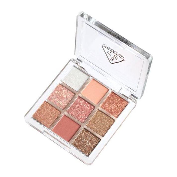 3CE Multi Eye Color Palette Delightful 8.1g | 9-Color Coral &amp; Peach Eyeshadow Palette