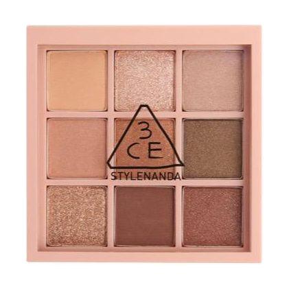 3CE Multi Eye Color Palette Overtake 8.1g | 9-Color Romantic Neutral Eyeshadow Palette