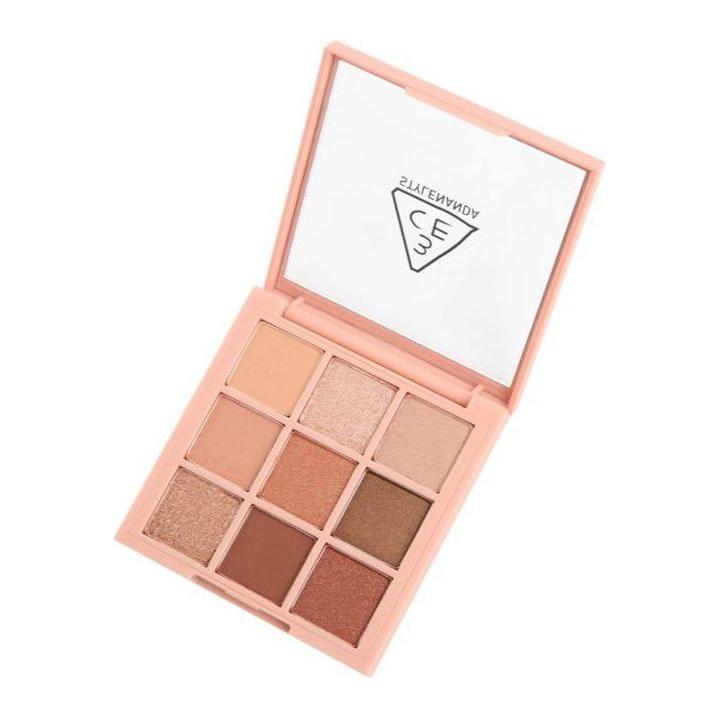 3CE Multi Eye Color Palette Overtake 8.1g | 9-Color Romantic Neutral Eyeshadow Palette