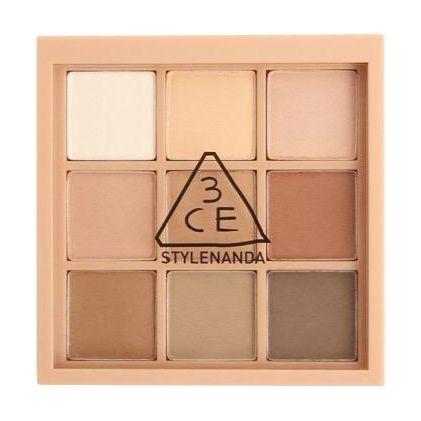 3CE Multi Eye Color Palette 8.1g Smoother | 9-Shade Everyday Eyeshadow Palette