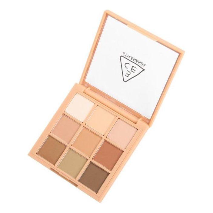 3CE Multi Eye Color Palette 8.1g Smoother | 9-Shade Everyday Eyeshadow Palette