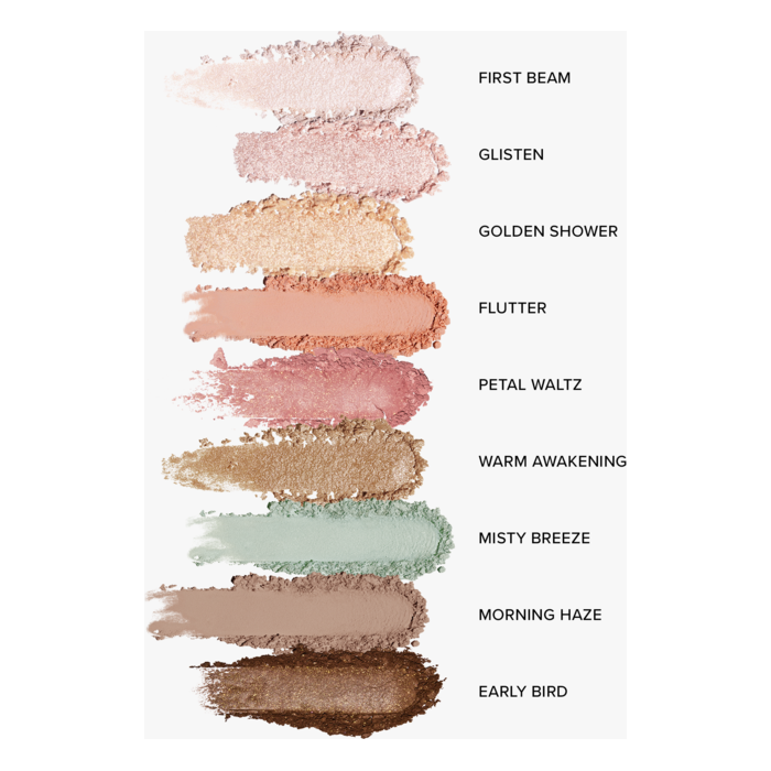 DEAR DAHLIA Blooming Edition Garden of Light Palette - 9.7g #Dawn | 9-Shade Vegan Eyeshadow Palette with Plant-Based Nourishment