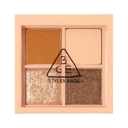 3CE Mini Multi Eye Color Palette 3.5g Almond Fudge | Everyday Neutrals for Effortless Eye Looks
