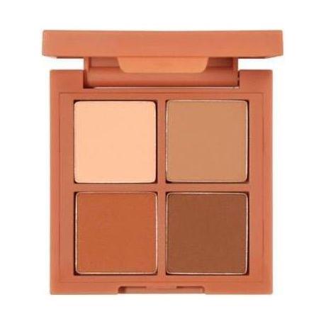 3CE Mini Multi Eye Color Palette 3.5g (#Brown Rum) | Warm Orange-Brown Shades for Depth & Definition