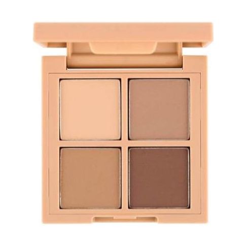 3CE Mini Multi Eye Color Palette #Flat Call | Classic Matte Browns for Everyday Elegance