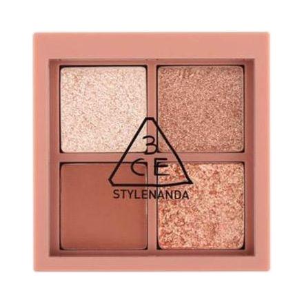 3CE Mini Multi Eye Color Palette  #Second Pair 4.2g | Romantic Pinks &amp; Warm Browns for Everyday Glam