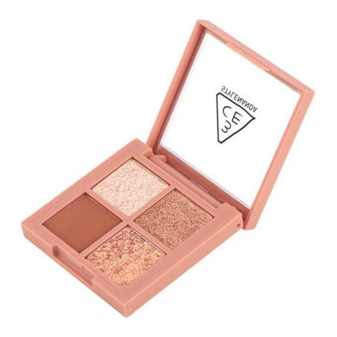 3CE Mini Multi Eye Color Palette  #Second Pair 4.2g | Romantic Pinks &amp; Warm Browns for Everyday Glam