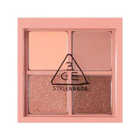 3CE Mini Multi Eye Color Palette #Side By Side 4.2g | Chic Mauve Tones for Sophisticated Glam