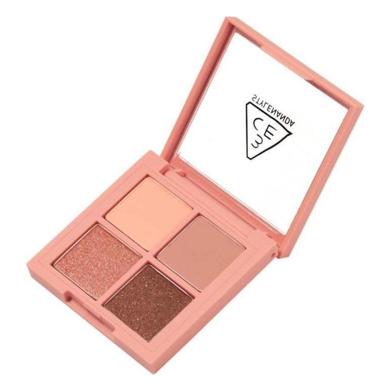 3CE Mini Multi Eye Color Palette #Side By Side 4.2g | Chic Mauve Tones for Sophisticated Glam