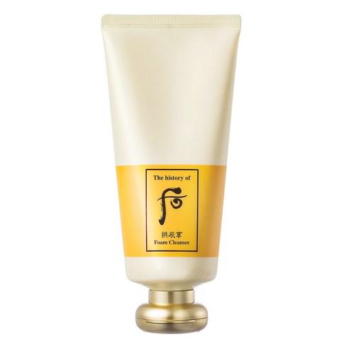 The History of Whoo Gongjinhyang Facial Foam Cleanser 180ml | Herbal Foaming Cleanser for Radiant, Moisturised Skin