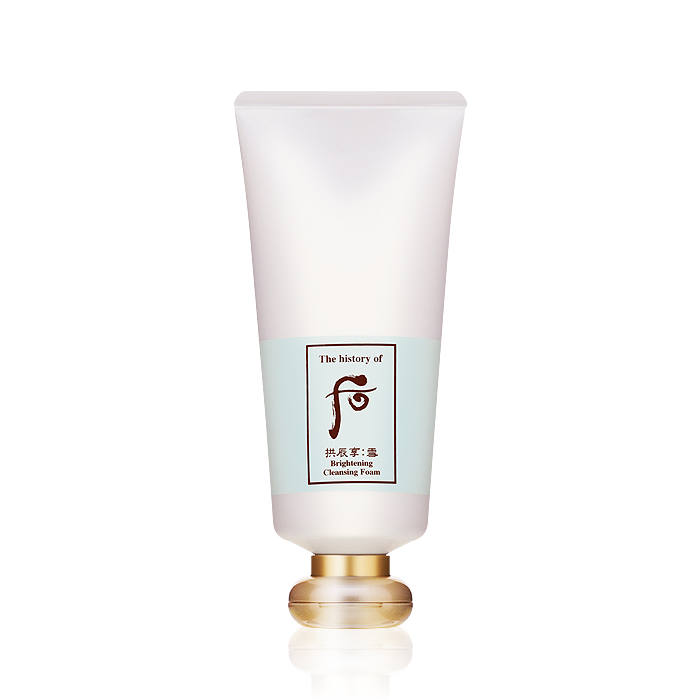 The History of Whoo Gongjinhyang Seol Brightening Foam Cleanser 180ml | Herbal Brightening & Deep Cleansing Ritual