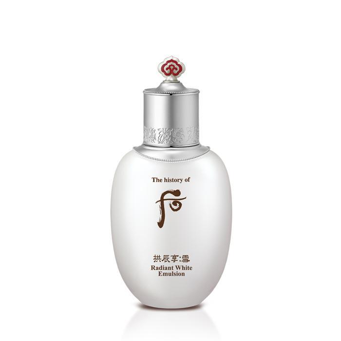 The History of Whoo Gongjinhyang Seol Radiant White Emulsion 110ml | Brightening & Hydrating Herbal Moisturiser