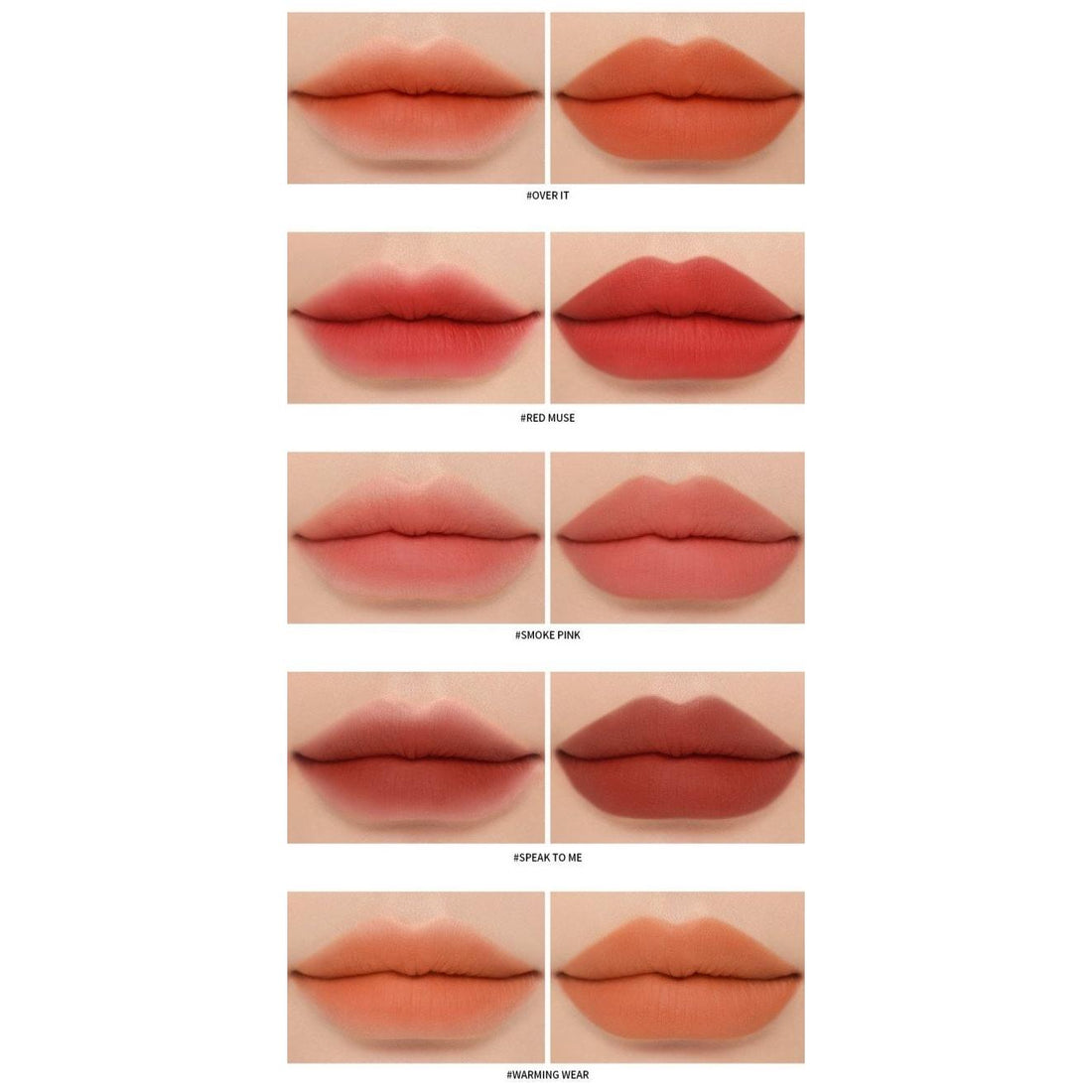 3CE Soft Matte Lipstick 10 Colours | Weightless Matte Finish with Creamy Comfort