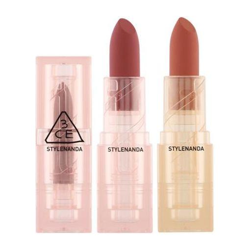 3CE Soft Matte Lipstick 3.5g (Warm VS Cool) | Velvety, Long-Lasting Matte in 6 Stunning Shades