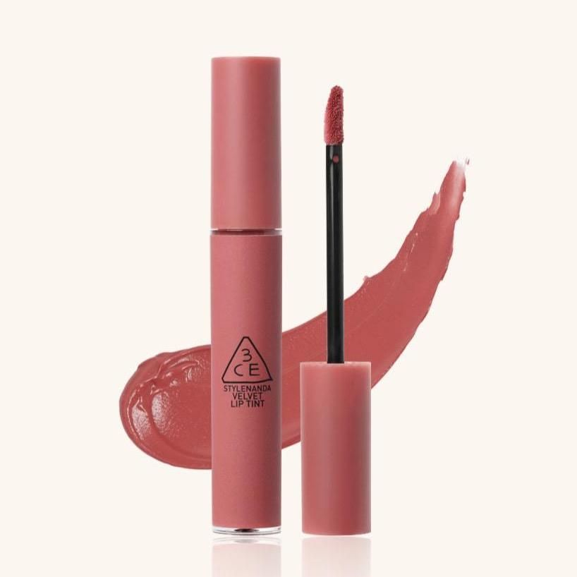 3CE Velvet Lip Tint 4g #Cashmere Nude | Soft & Long-Lasting Matte Lip Tint
