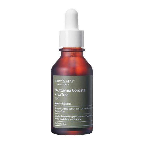 MARY & MAY Houttuynia Cordata + Tea Tree Serum 30ml | Calming & Balancing Serum for Acne-Prone or Sensitive Skin MARY & MAY