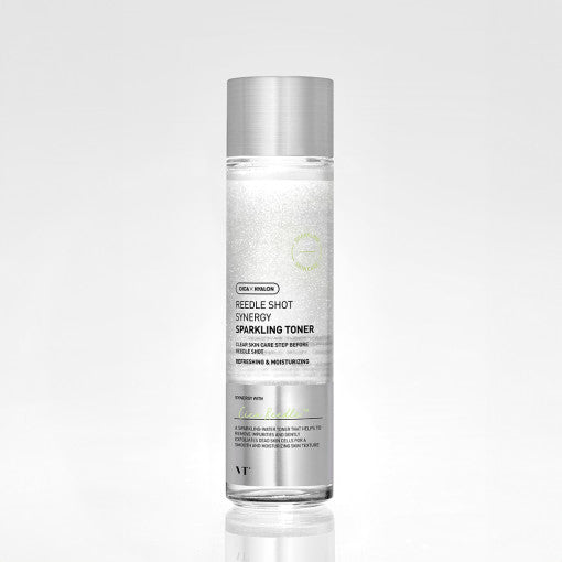 VT Reedle Shot Synergy Sparkling Toner 150ml | Pore-Refining, Hydrating & Sparkling Water Toner