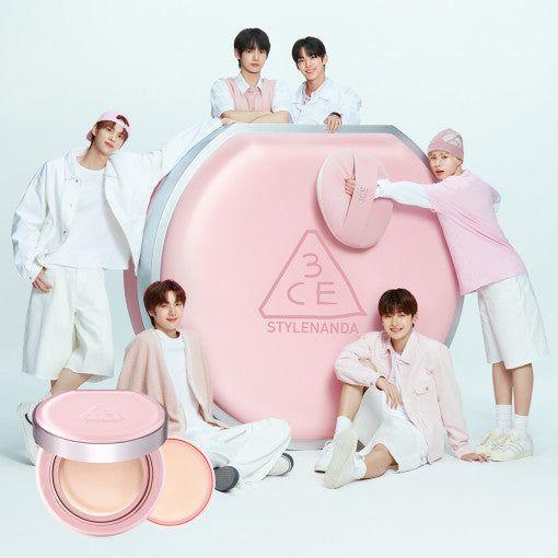 3CE Fitting Mesh Cushion (11g + 11g Refill, SPF40 PA+++) | 24-Hour Smooth & Radiant Coverage