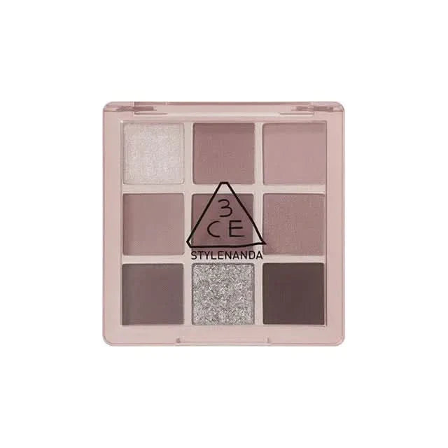 3CE Multi Eye Color Palette #A Shy Ash | Soft & Natural Eye Makeup