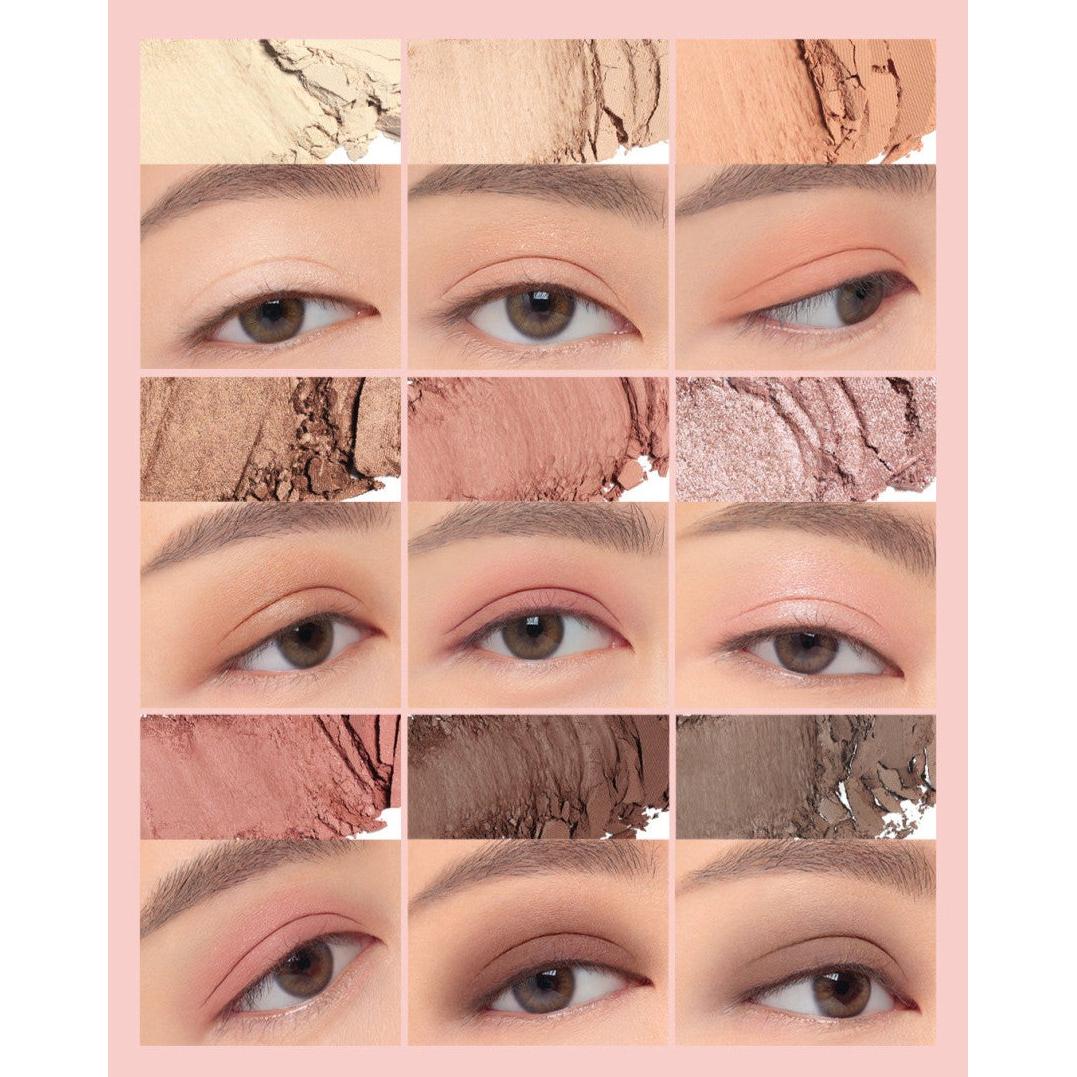3CE Multi Eye Color Palette #Rosy Muhly | Romantic & Soft Eye Makeup