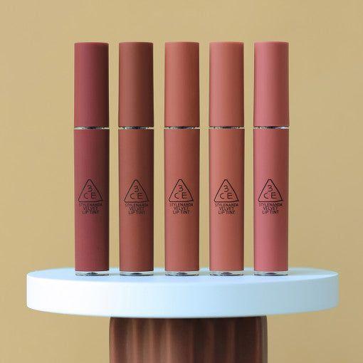 3CE Velvet Lip Tint 4g | Airy Matte Finish with Long-Lasting Color