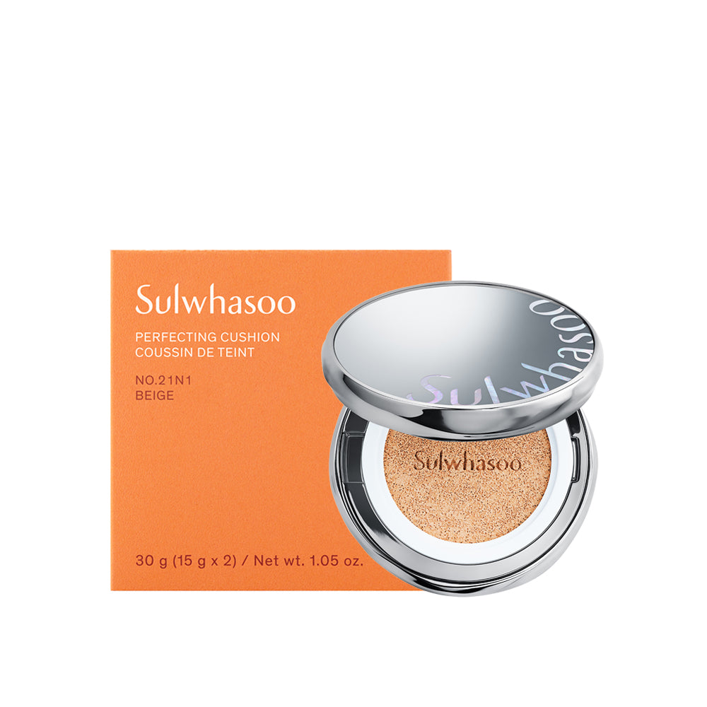 Sulwhasoo Perfecting Cushion SPF50+ | The Ultimate Skincare-Infused Makeup for A Luminous, Protected Glow!